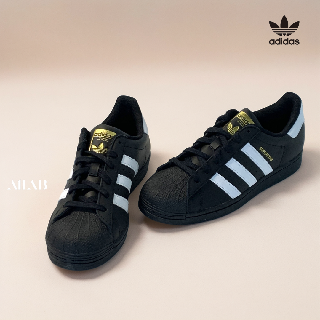 [오늘출발] 아디다스 슈퍼스타 오리지날 커플 스니커즈 단화 남여공용 운동화 블랙, 250