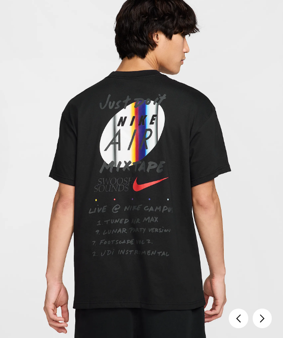 국내매장판 나이키 반팔 남성 맥스90 그래픽 티셔츠 D4 HJ0605-010
