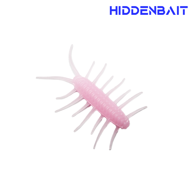 히든베이트 칼립소 호그웜 배스루어 배스낚시 루어 H008 LIGHT PINK, 7cm - 메인 이미지