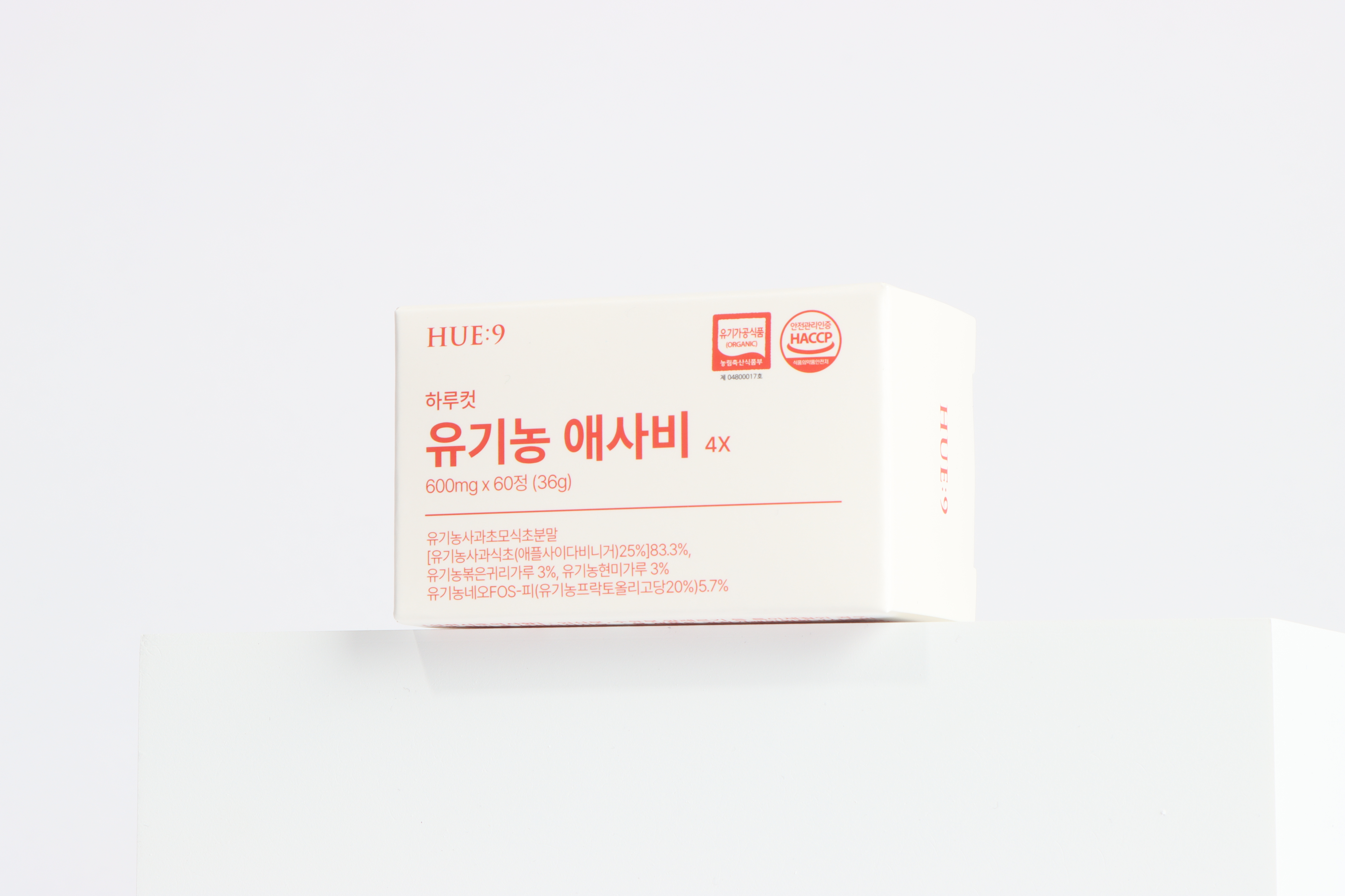 하루컷 유기농 애사비 알약 에탄산 40mg 사과초모식초 애플사이다비니거 60정, 7개 - 상세 이미지 5