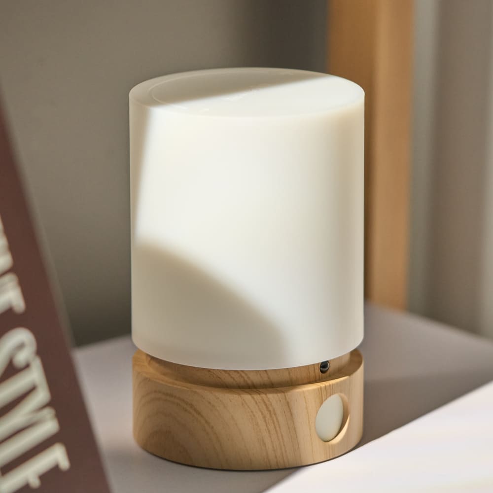 아가짱 아기 타이머 무선 무드등 수유등 v2 우드