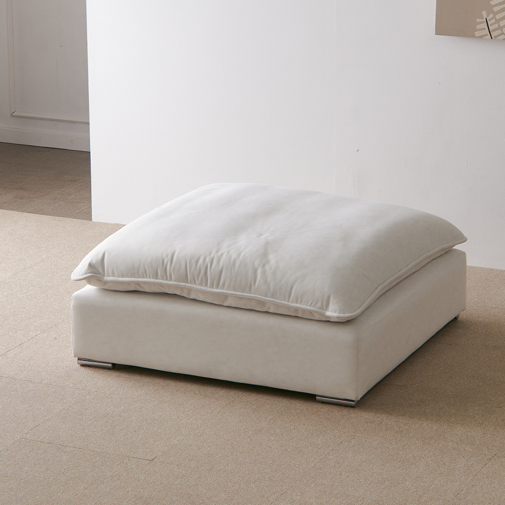 퍼니챗 에어 구스 모듈 1인용 스툴 이지클린 기능성 갤럭시 패브릭 소파 푹신한 소파