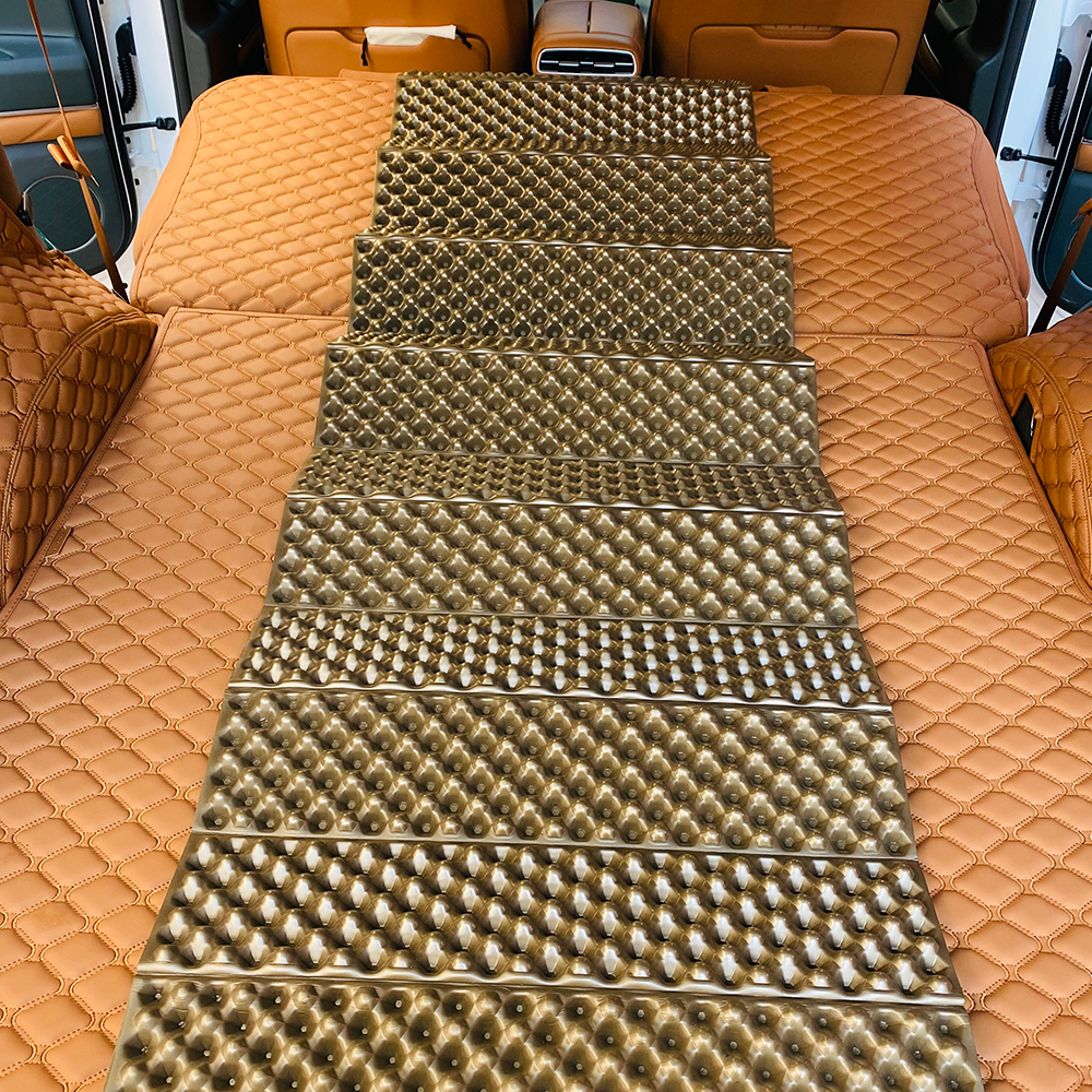 손할매 캠핑 차박 프리미엄 백팩킹 IXPE 14단 발포 캠핑매트 186x56cm, 2cm, 카키