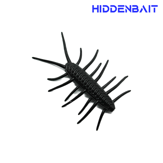히든베이트 칼립소 호그웜 배스루어 배스낚시 루어 H006 GRAY RED BLACK, 7cm - 상세 이미지 2