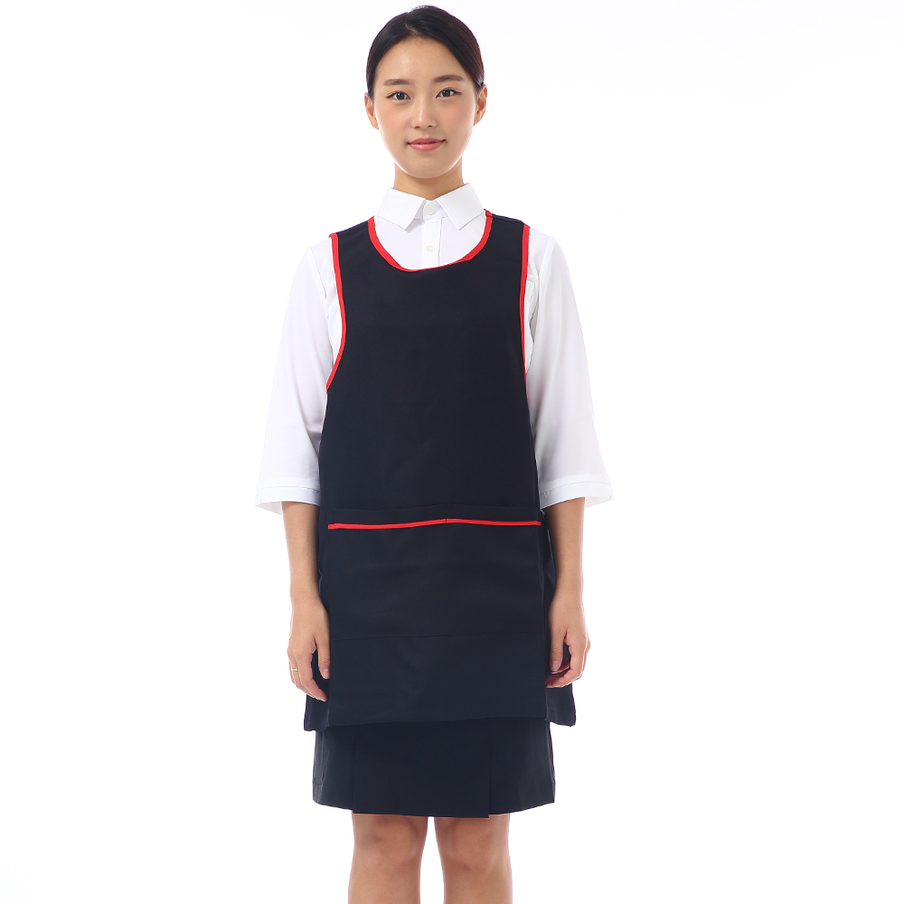 검적원피스앞치마 요양원 요양보호사 식당서빙앞치마 - 상세 이미지 4