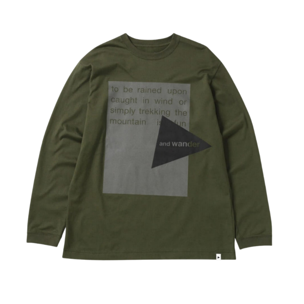 앤드원더 긴팔티 reflective logo LS T 25SS 5741284037 - 메인 이미지
