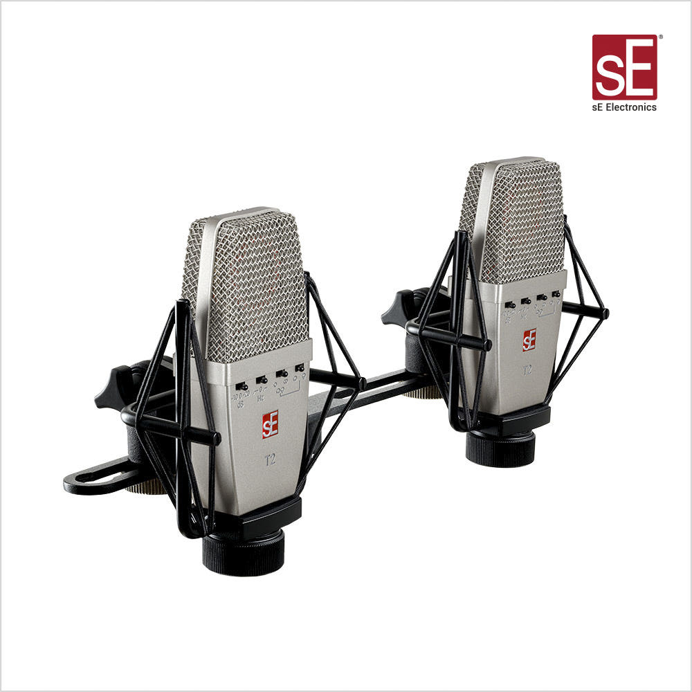 sE Electronics 에스이 T2 Matched Pair 멀티패턴 티타늄 콘덴서 마이크 1쌍