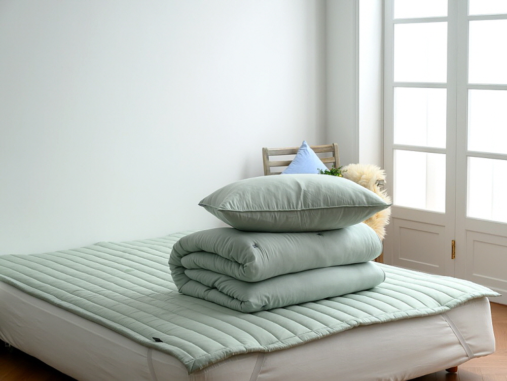 모달패드 라지킹 이스턴킹 침대패드퀸 스트라이프 줄누비 이불깔개