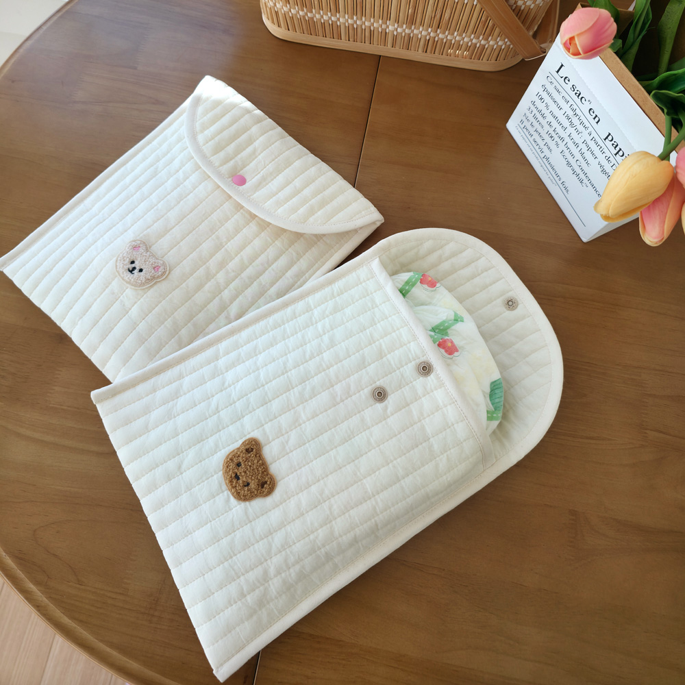 누빔 기저귀 파우치 가방 이너백 육아 수납백