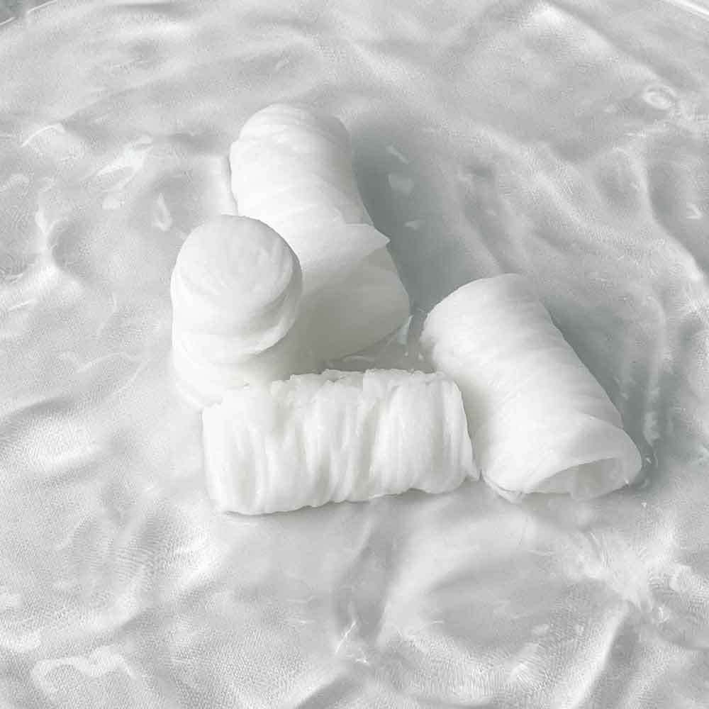 압축 라떼 티슈 50매+1W 라떼티슈케이스 동전 [100%천연원단] 국내생산 코인