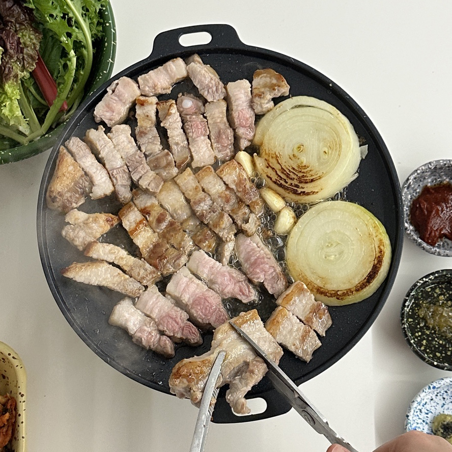 하울스홈 볶음순삭 온오프 미니화로 바비큐그릴 A 만능 그리들세트 26cm 가정캠핑용