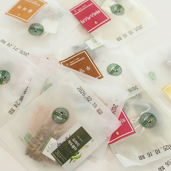 운동할때 여름에 물 마시기 무 카페인 없는 티백 차 선물 세트 - 상세 이미지 2
