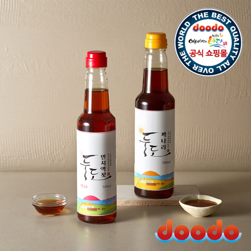 두도 멸치액젓 까나리액젓 3년숙성 프리미엄 원액 혼합2호B 세트 580ml, 2개 - 상세 이미지 2