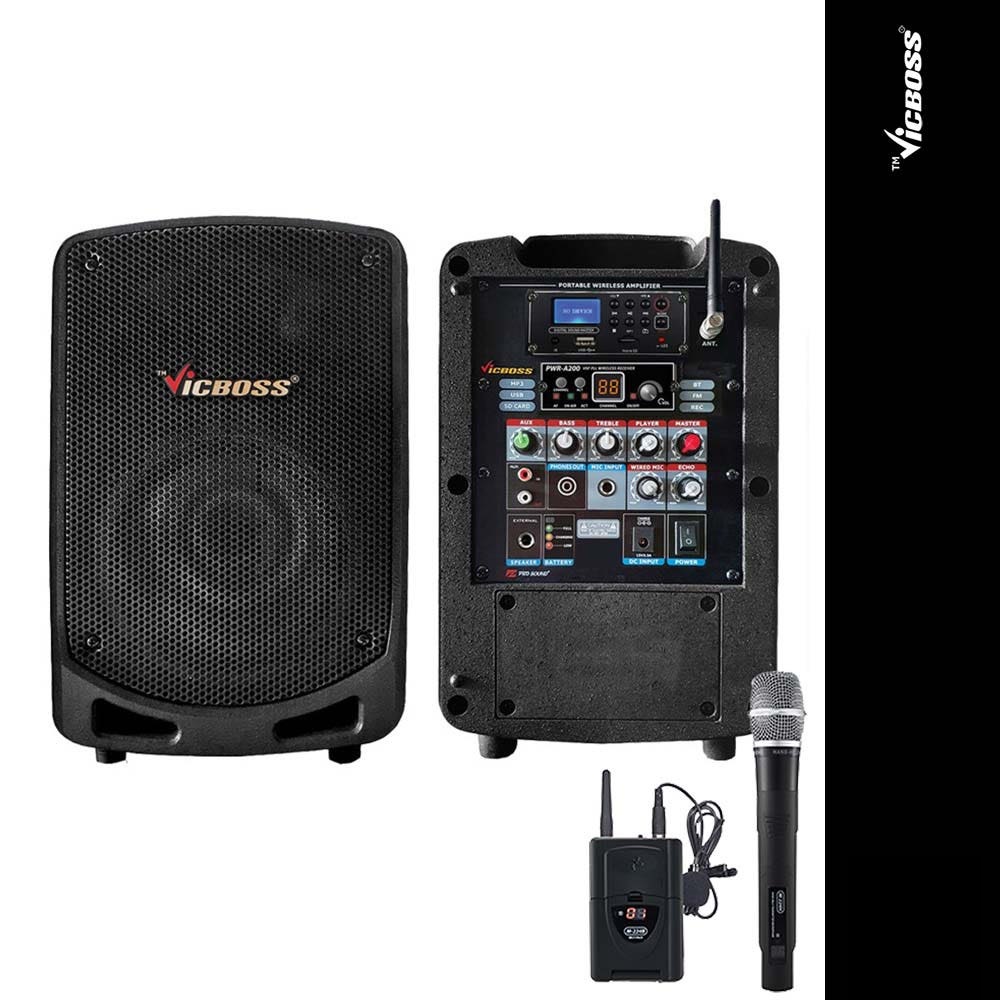 빅보스 선거용앰프 NO707 30W 무선 앰프 마이크 세트 국산