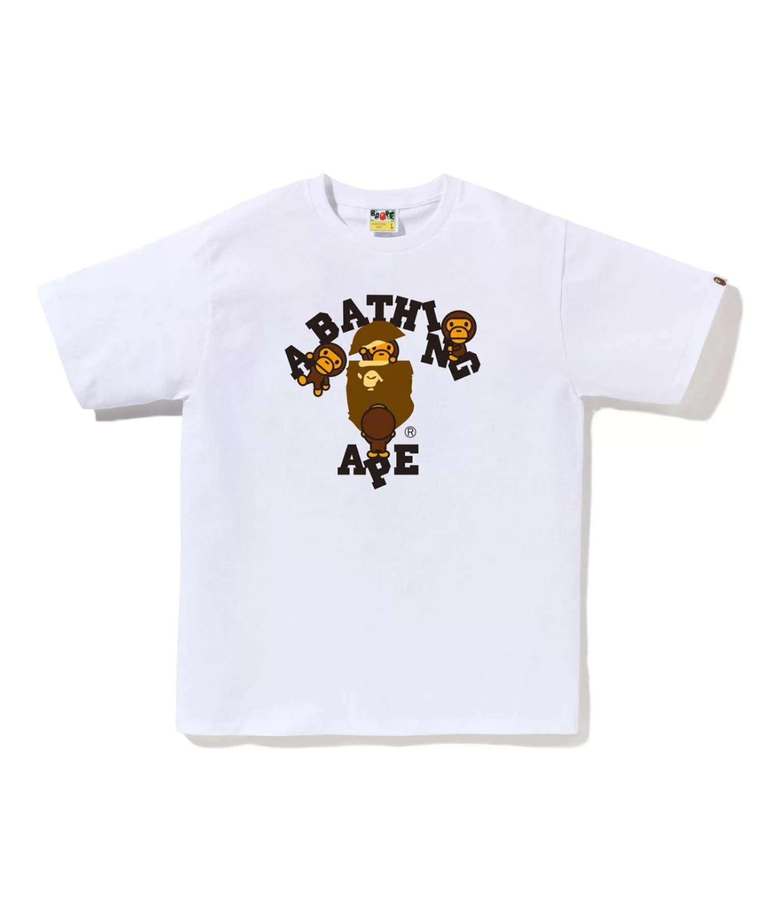 베이프 BAPE CALLEGE MILO 컬리지 마일로 반팔 티셔츠 2컬러 - 상세 이미지 2