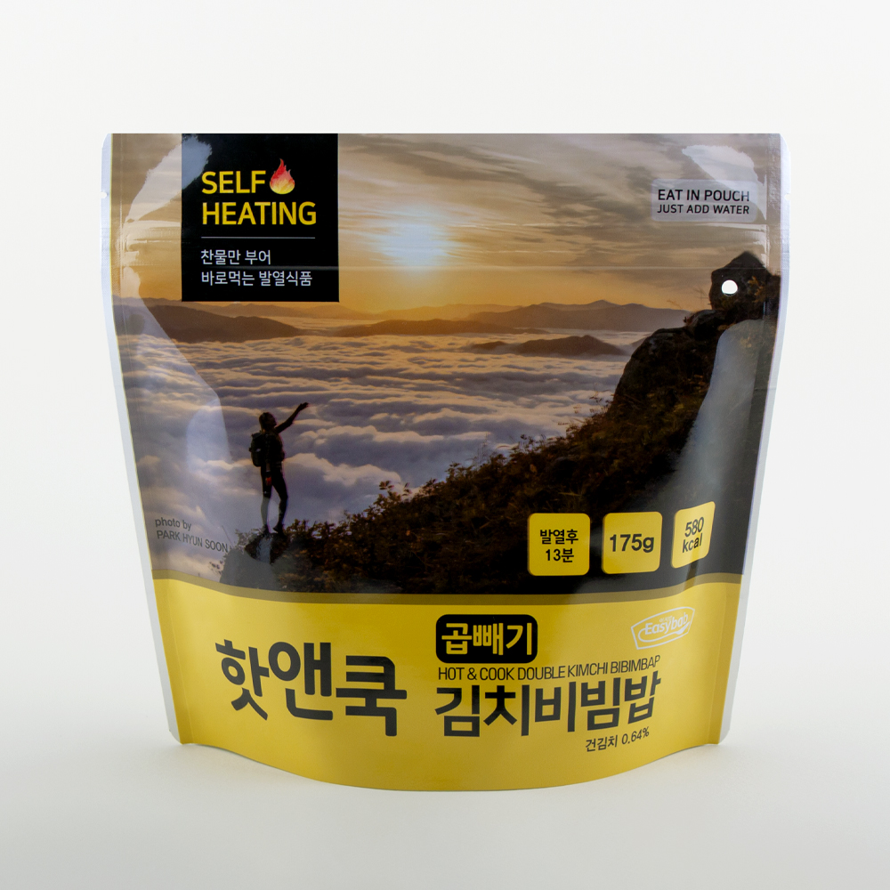 핫앤쿡 곱빼기 비빔밥 4개 랜덤 세트 발열도시락 비화식 전투식량 비상식량 - 상세 이미지 2