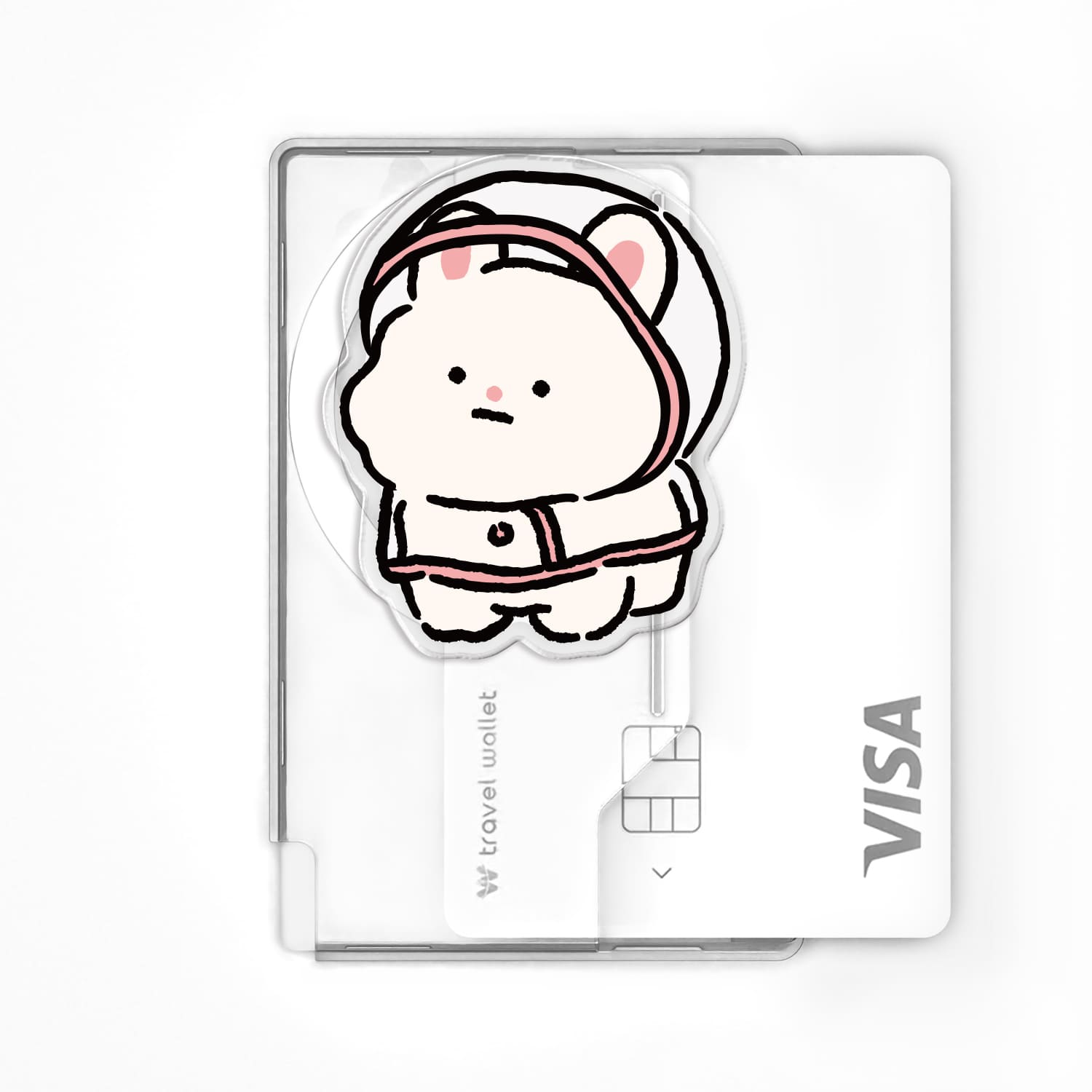 168cm 맥세이프 그립톡 카드지갑 올인포켓 우비 토끼