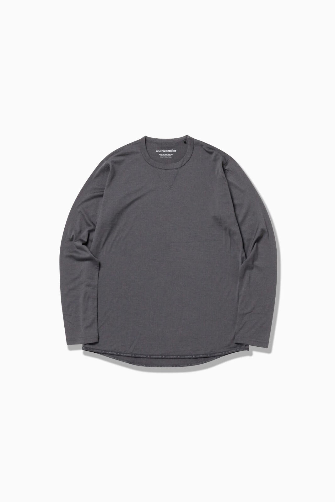 앤드원더 긴팔티 merino base LS T 25SS 5745164029 - 상세 이미지 3