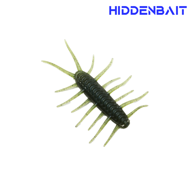 히든베이트 칼립소 호그웜 배스루어 배스낚시 루어 H006 GRAY RED BLACK, 7cm - 상세 이미지 4