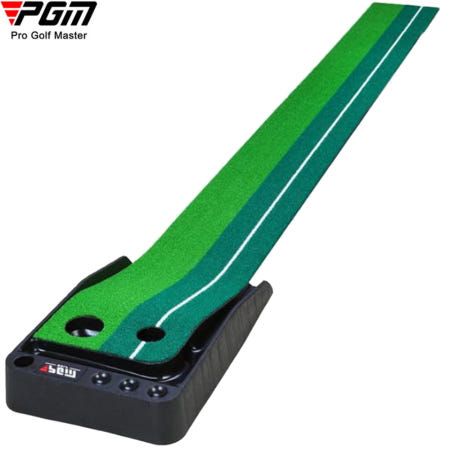 PGM 골프 자동리턴 퍼팅 연습 매트 퍼터 연습기 실내 2.5m 기본