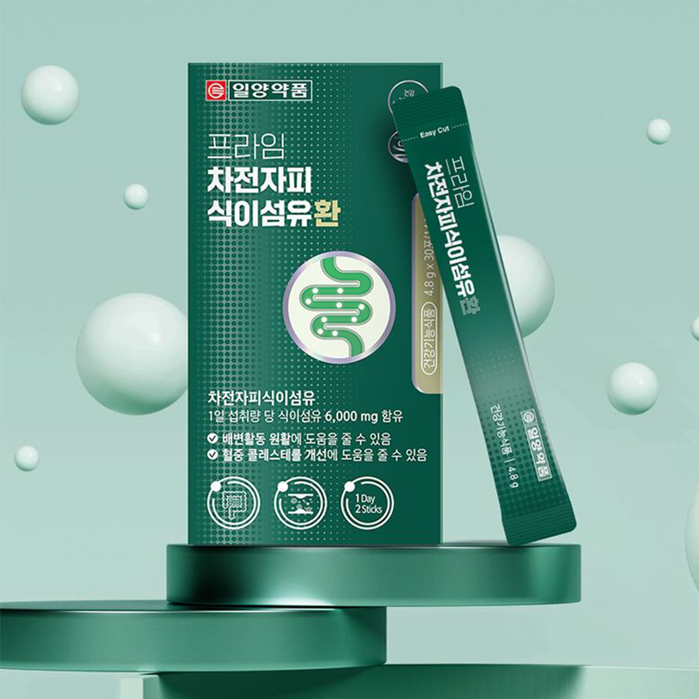 프라임 차전자피 식이섬유환 30포 장건강 15일분 - 상품 이미지