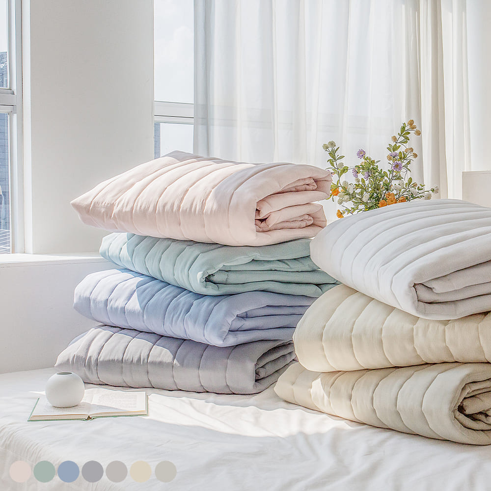 그래이불 몽글몽글 부드러운 워싱 마이크로 모달 알러지 호텔 침대패드 K