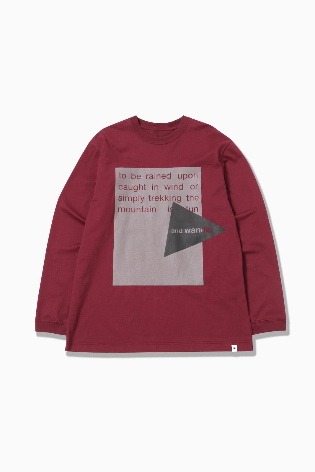 앤드원더 긴팔티 reflective logo LS T 25SS 5741284037 - 상세 이미지 2