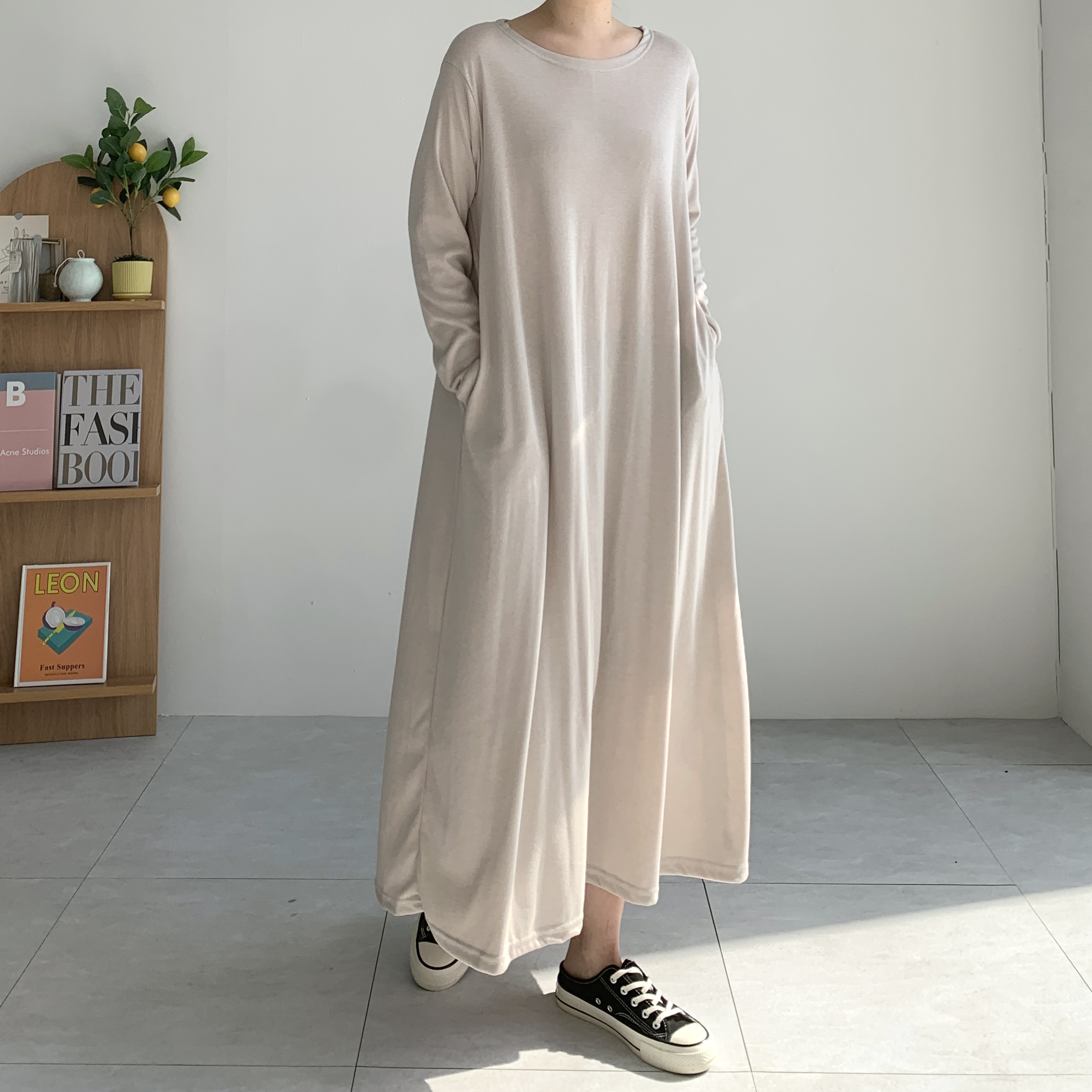 봄 찰랑 플레어원피스 데일리원피스 빅사이즈 이미지 8