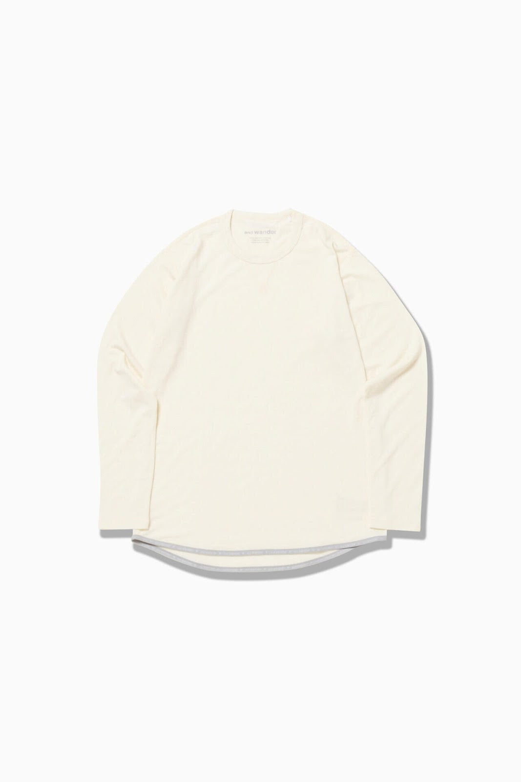앤드원더 긴팔티 merino base LS T 25SS 5745164029 - 상세 이미지 2