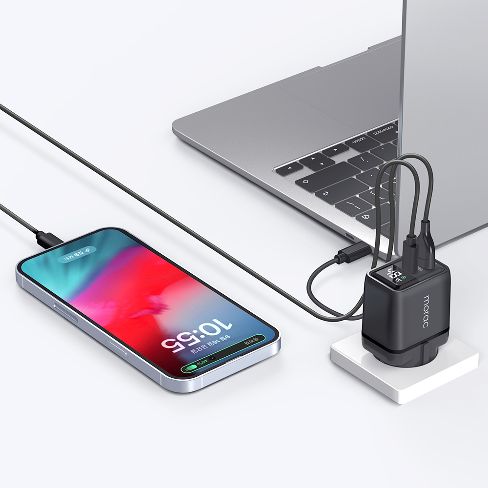 모락 하이퍼에디션 48W GaN USB PD PPS 접지 멀티 초고속 충전기 이미지 6