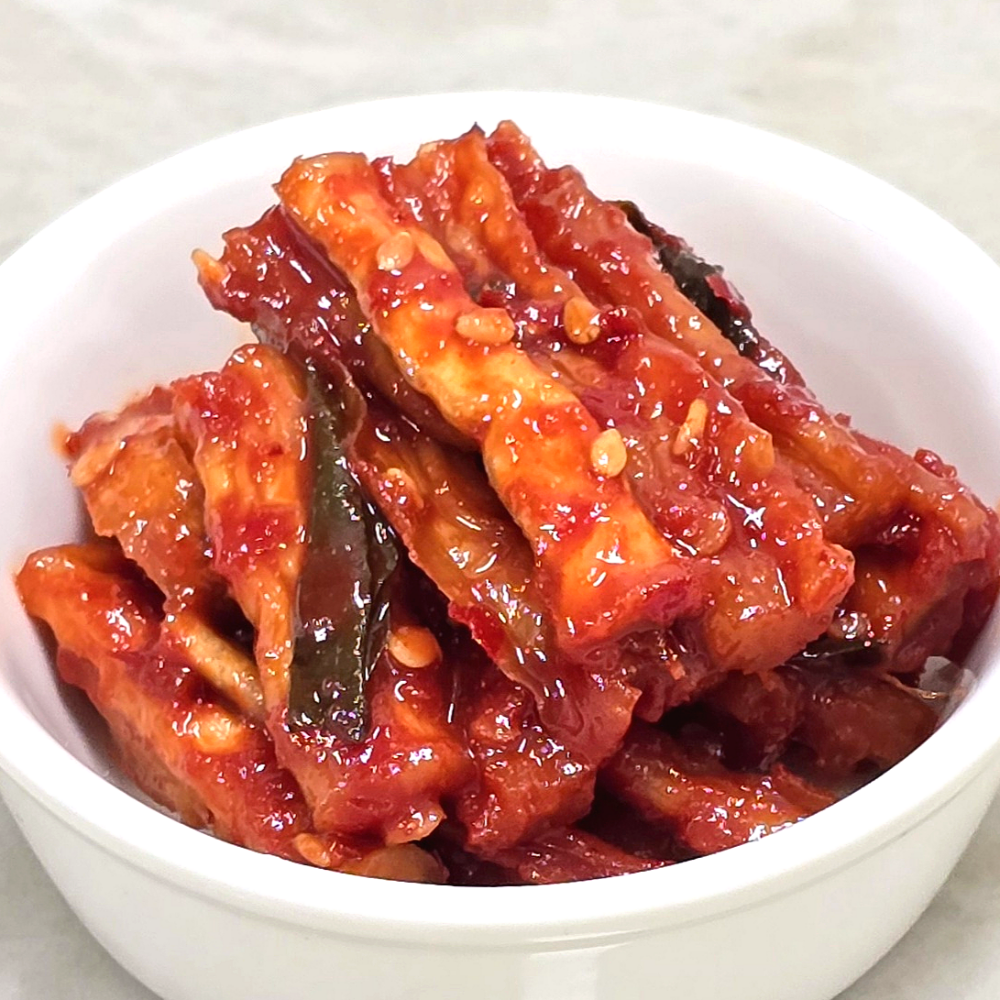 무말랭이 무침 2kg 두남 고추잎 고춧잎 무우말랭이 대용량 업소용 - 상세 이미지 2