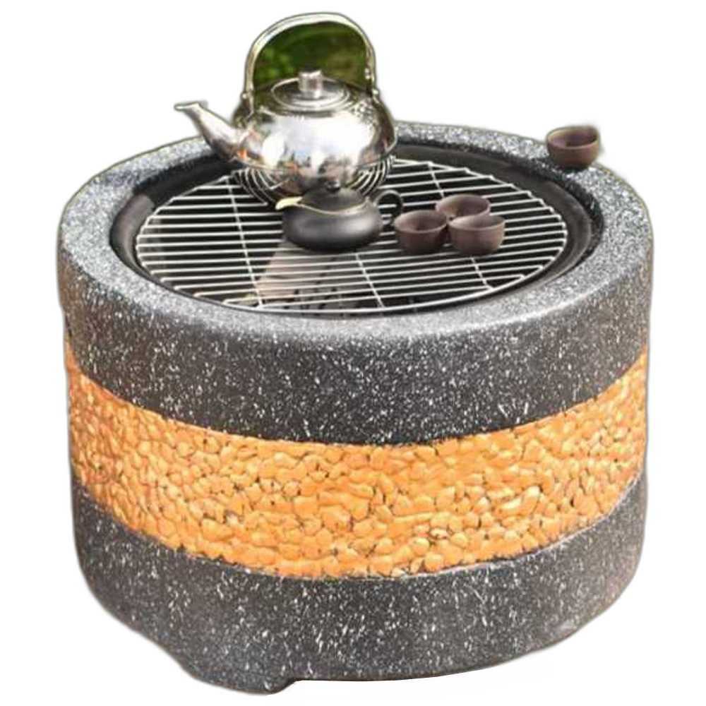 돌 화로대 불멍 모닥불 바베큐 장작 펜션 마당 스토브 55CM - 상품 이미지