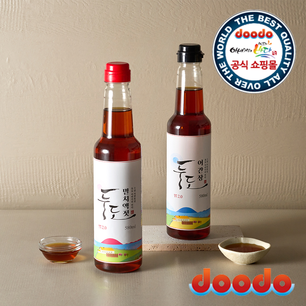 두도 멸치액젓 어간장 3년숙성 프리미엄 원액 혼합2호 세트 580ml, 2개 - 상세 이미지 2