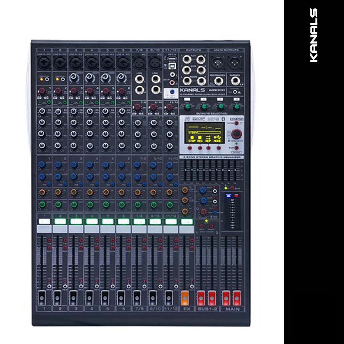 카날스 BKG120 오디오 믹서 이펙터내장 공연 교회 강당