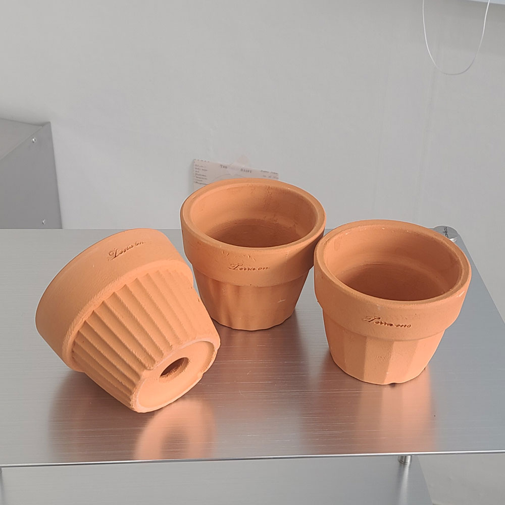 [2개 구매시+1개] 테라원 미니 토분 로워패턴 11x9cm 3종 셋트 - 상품 이미지