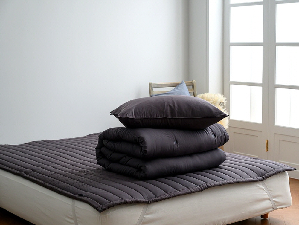 모달패드 라지킹 이스턴킹 침대패드퀸 스트라이프 줄누비 이불깔개