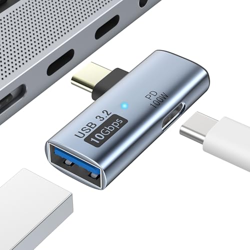 USB A to C 듀얼 젠더 C타입 100W PD충전 USB3.2 10Gbps 아이폰 - 상세 이미지 2