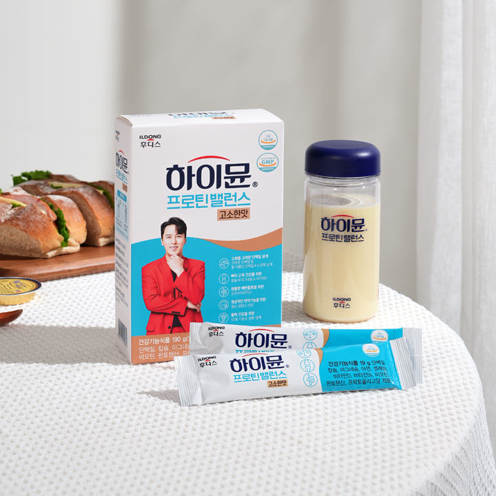 네이버단독 하이뮨 프로틴 밸런스 스틱 고소한맛 19g 100포+보틀