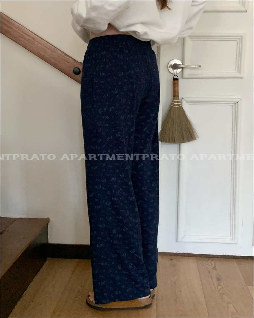 [stunning] 스터닝 로제 팬츠 플라워 데일리 밴딩 바지 (2color) 상세 이미지 20