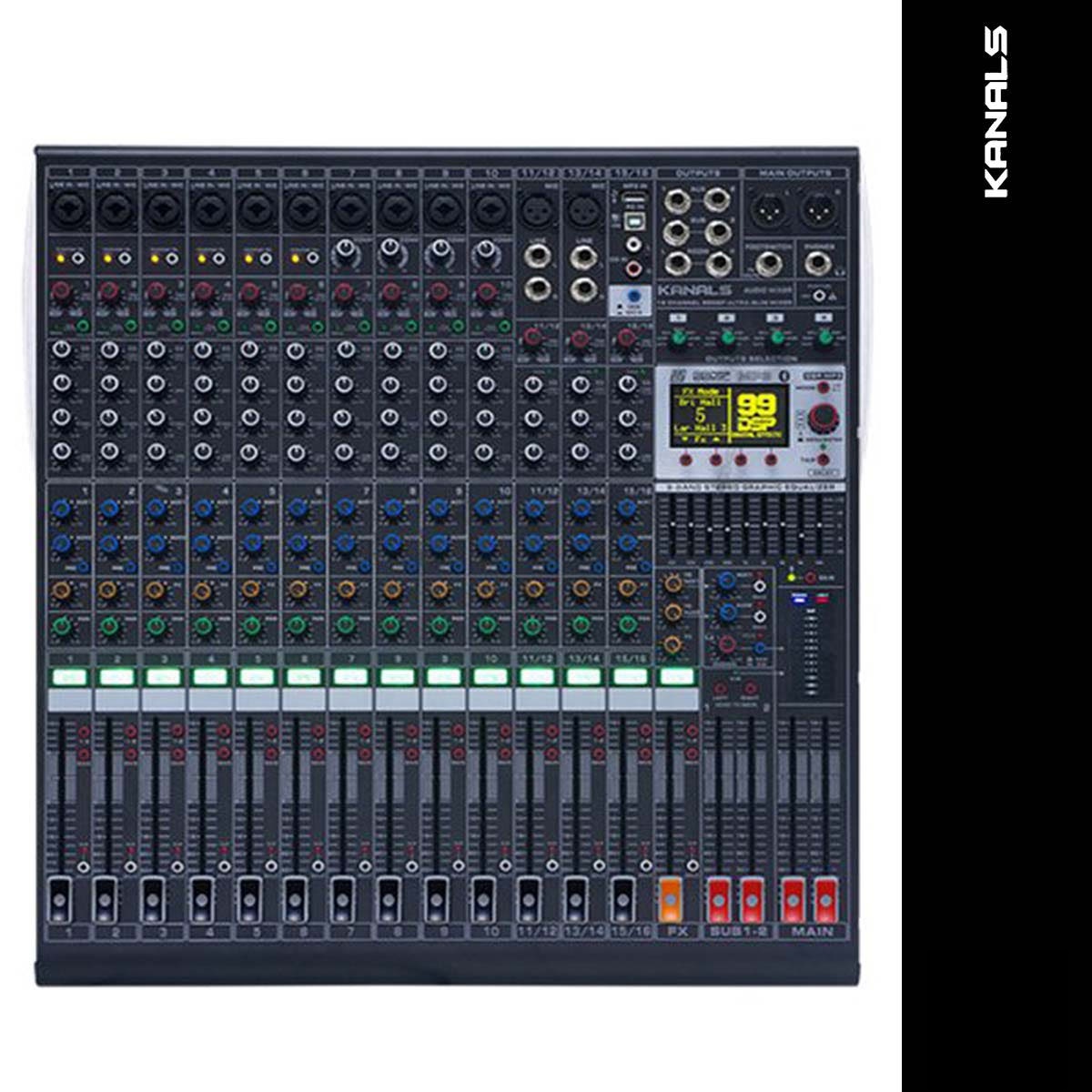 카날스 BKG160 오디오 믹서 이펙트내장 공연 교회 강당