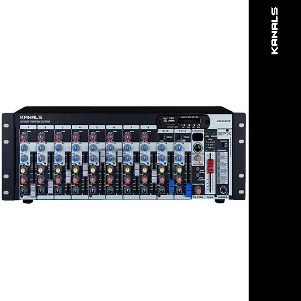 카날스 BKX147F 오디오 믹서 아날로그 랙타입 공연 강당 교회