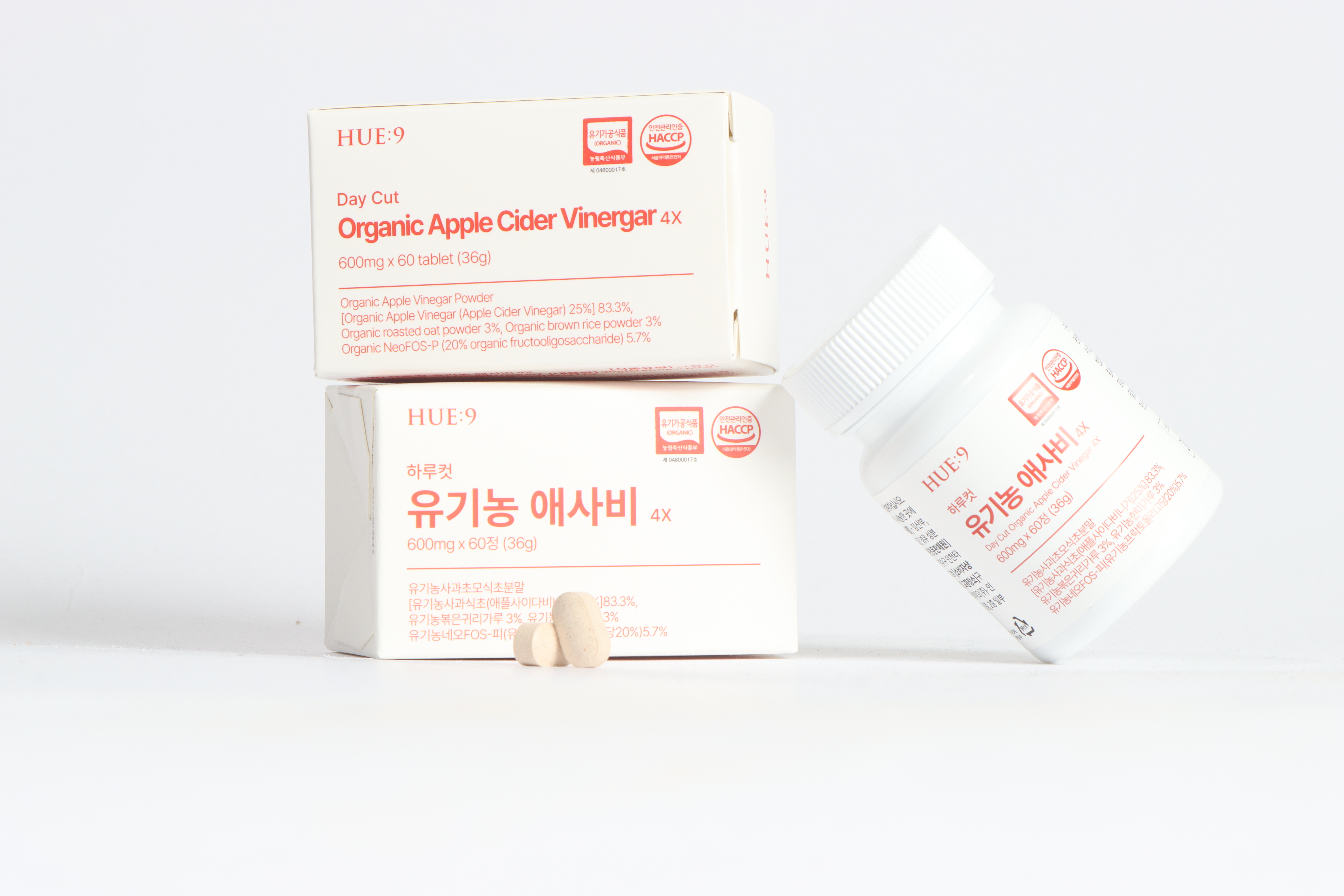 하루컷 유기농 애사비 알약 에탄산 40mg 사과초모식초 애플사이다비니거 60정, 7개 - 상세 이미지 4