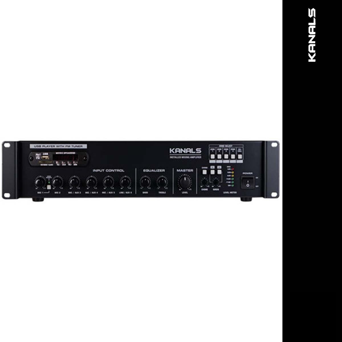 카날스 BKH-240 240W 블루투스 방송용 PA앰프 하이 임피던스 제품 이미지