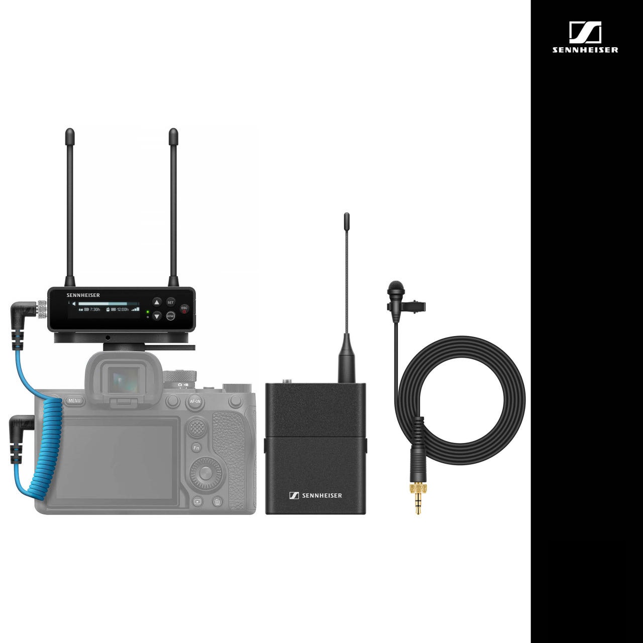 SENNHEISER EW-DP ME 2 SET 젠하이저 촬영용 무선 마이크 세트 UHF