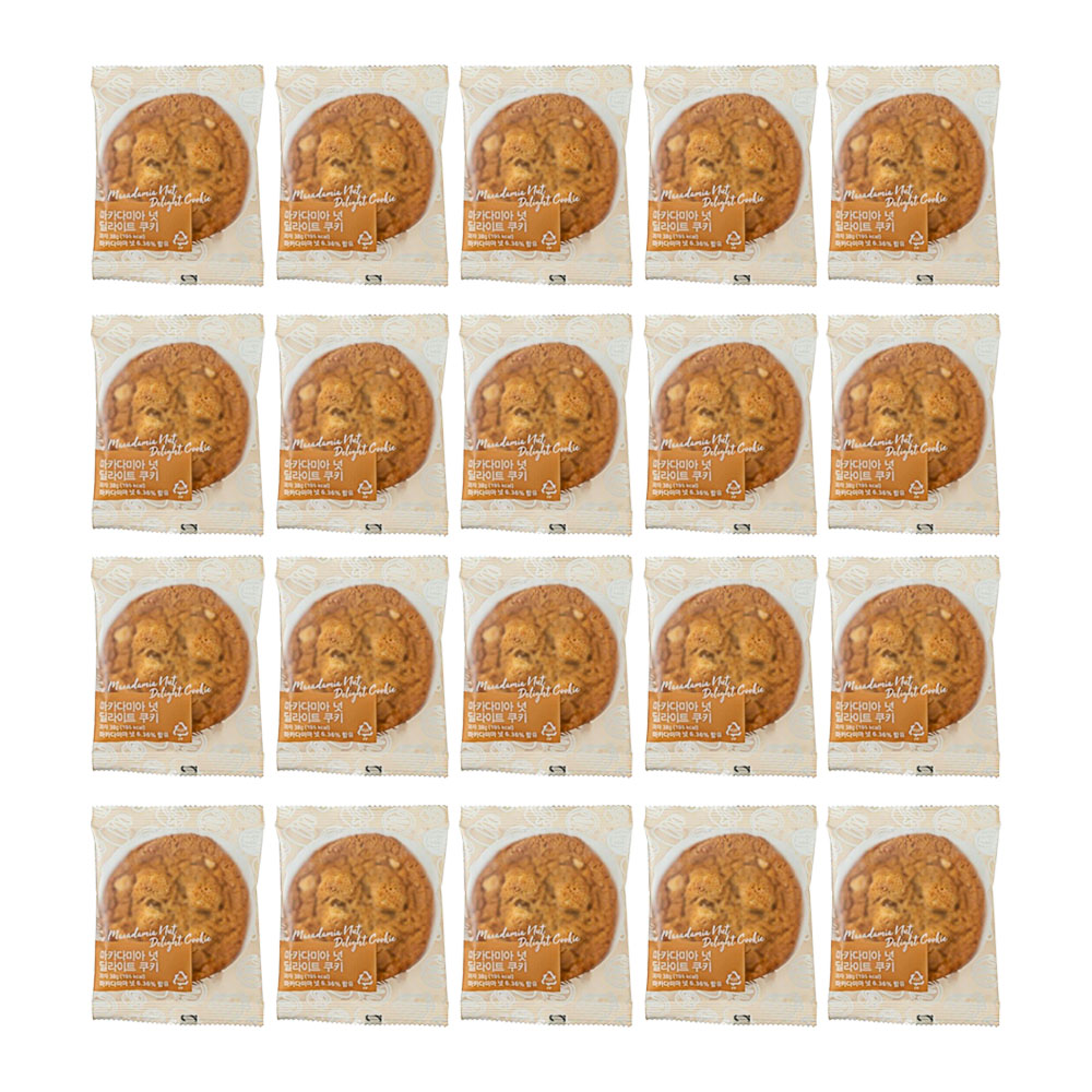 마카다미아 넛 딜라이트 쿠키38g 20개 카페쿠키