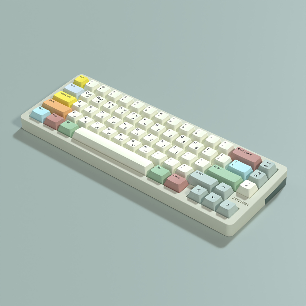 캔버스 키캡 한글각인 염료승화 OEM PBT 1.7mm 기계식키보드 AULA 독거미 앱코 - 상세 이미지 5
