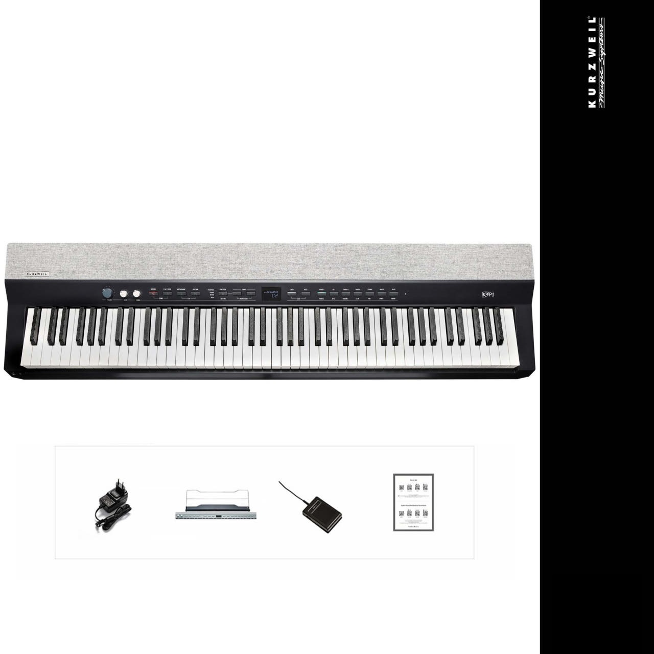 KURZWEIL KaP1 전자 피아노 88건반 스테이지 디지털피아노 블랙 영창 커즈와일