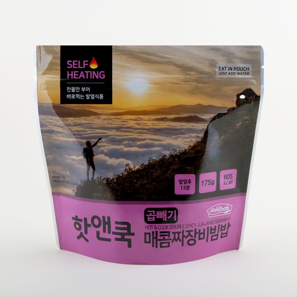 핫앤쿡 곱빼기 비빔밥 4개 랜덤 세트 발열도시락 비화식 전투식량 비상식량 - 상세 이미지 3