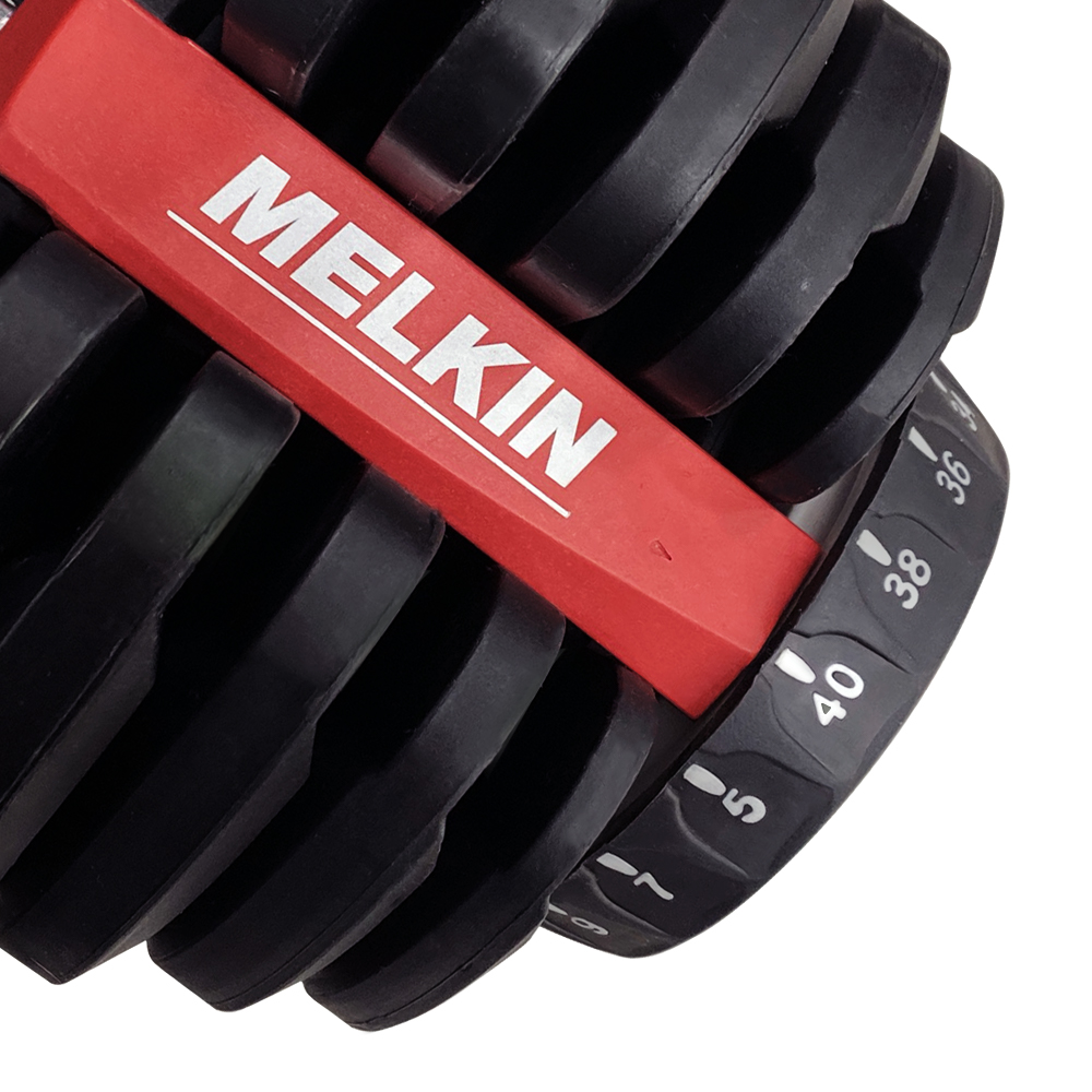 멜킨 무게조절 덤벨 프레스 40kg 17단계 조립식 아령 근력운동 거치대 세트