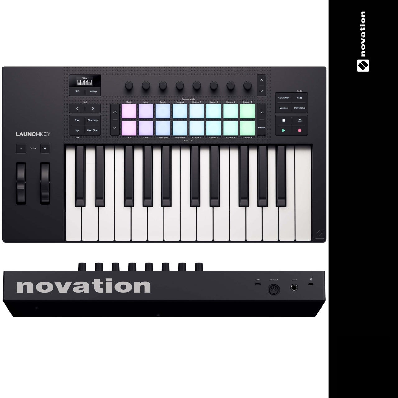 Novation Launchkey 25 Mk4 노베이션 런치키 마스터키보드 USB 건반 - 상품 이미지
